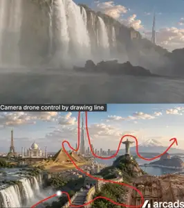 Camera Drone Control by Drawing a Line — FPV Prompt
