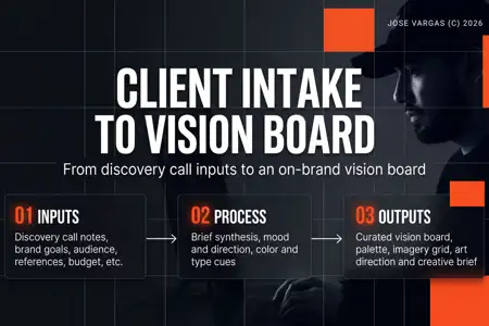 Client Intake to Vision Board