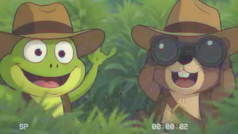 The Brave Beaver Adventures: An AI Cartoon Video